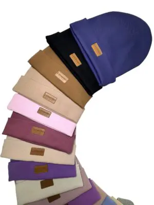 Czapka BEANIE -GRANAT