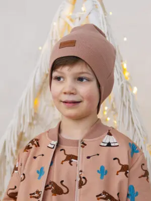 Czapka dla dzieci CIENKA- MOKKA