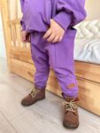 Spodnie chłopięce baggy FIOLET