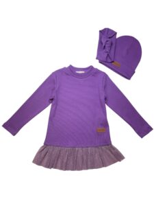 Koszulka z tiulem FIOLET