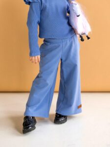 Szerokie spodnie dziecięce BABY BLUE