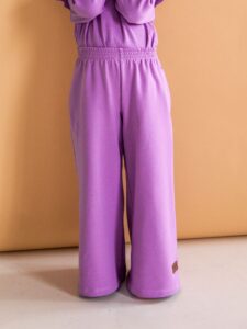 Szerokie spodnie dziecięce FUKSJA