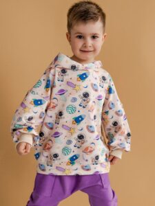 Bluza dziecięca z kapturem KOSMOS