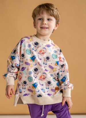 Bluza dziecięca OVERSIZE KOSMOS