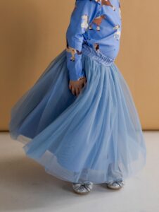 Tiulowa spódniczka dla dziewczynki BABY BLUE