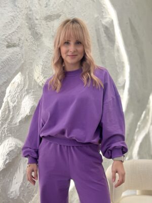 Bluza DAMSKA FIOLET