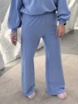 Spodnie szerokie DAMSKIE BABY BLUE