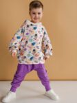 Dres chłopięcy bluza KOSMOS z baggy FIOLET
