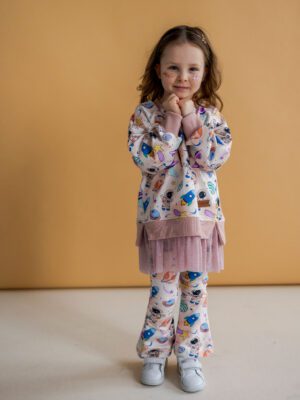 Zestaw bluza tiul i dzwony KOSMOS