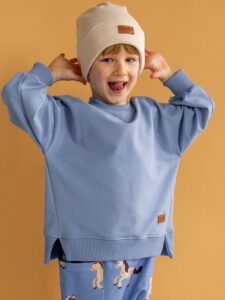 Bluza dziecięca OVERSIZE BABY BLUE