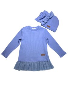Koszulka z tiulem BABY BLUE
