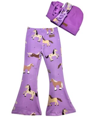 Dzwony dla dziewczynki KONIKI fiolet