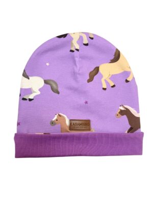 Czapka dziecięca KONIKI fiolet
