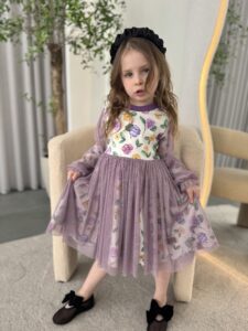 Sukienka dla dziewczynki JAGNA - BRATKI brokat