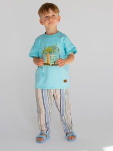 Zestaw letni TSHIRT SUMMER i baggy PASKI