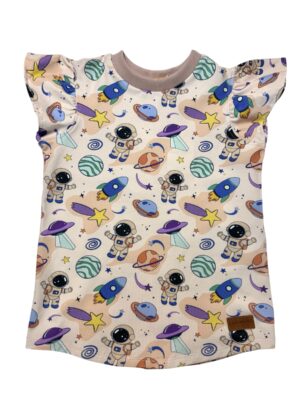 Koszulka dziewczęca MOTYLKI KOSMOS