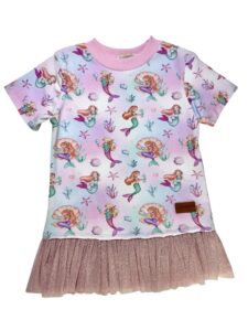 Koszulka z tiulem SYRENKI