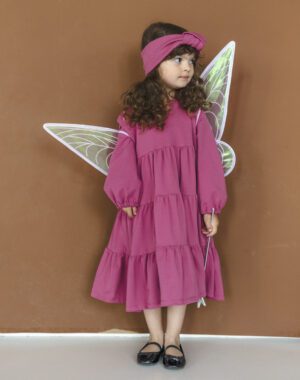 Sukienka dla dziewczynki RÓŻA MALINA