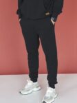 Spodnie dresowe męskie FAMILY CZARNY