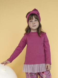 Koszulka z tiulem MALINA