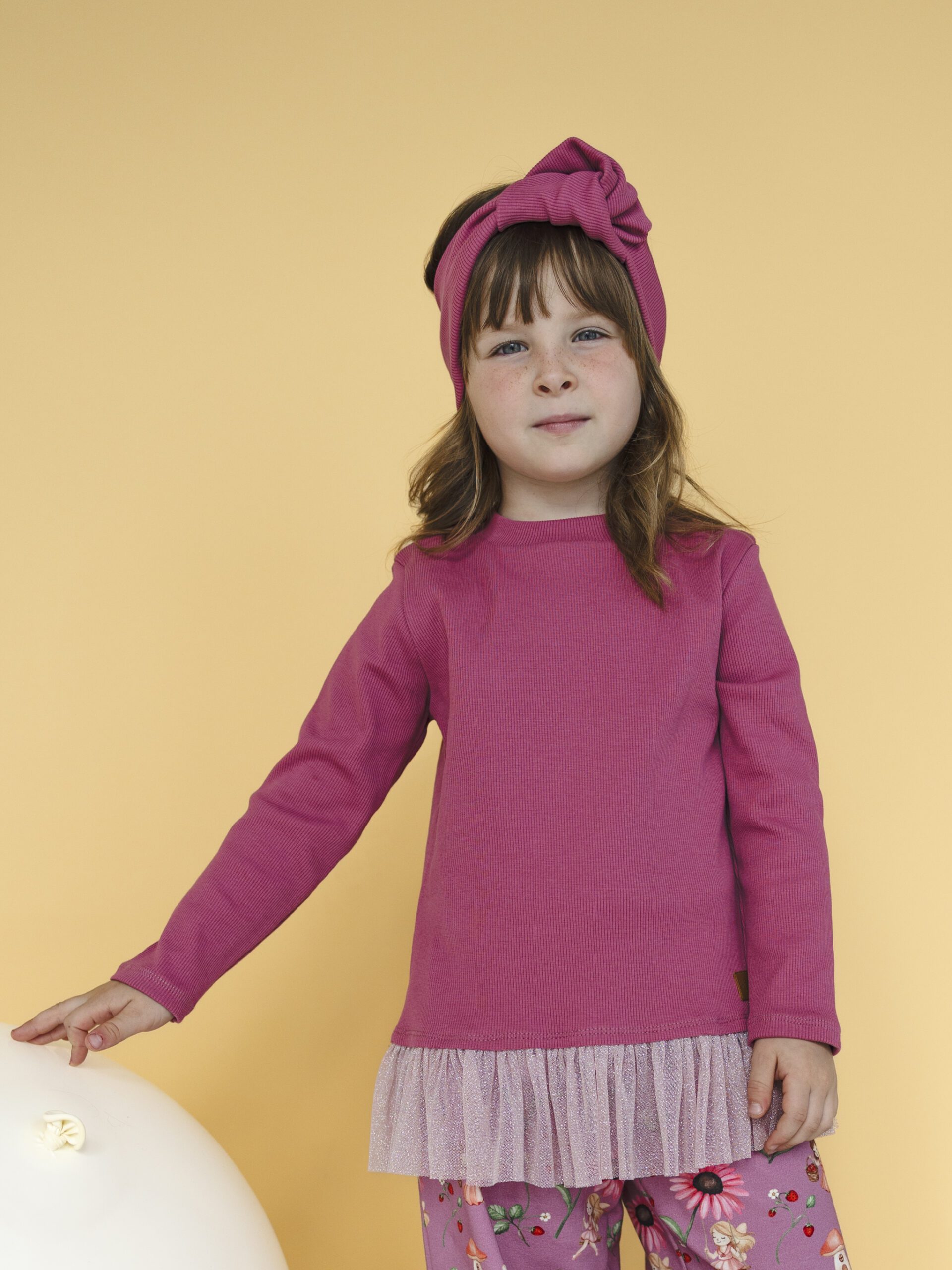 Koszulka z tiulem MALINA