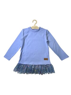 Koszulka z tiulem BABY BLUE - limitowana