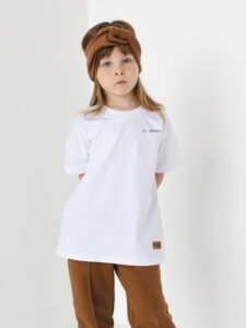 Tshirt dziecięcy biały MINI BOSS