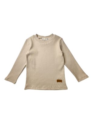 Koszulka dzianina prążkowana MILKY