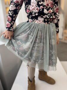 Tiulowa spódniczka dla dziewczynki BROKAT BELLA midi