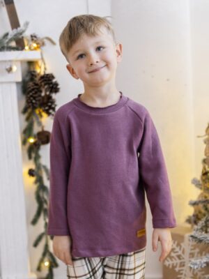 SWETEREK chłopięcy MROŹNY WRZOS