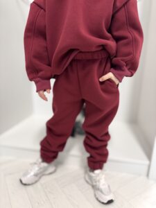 Spodnie OCIEPLANE dla dzieci BORDO