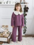 Komplet dziewczęcy sweterkowy MROŹNY WRZOS