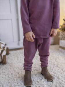 Spodnie chłopięce baggy MROŹNY WRZOS