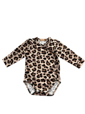 Body niemowlęce kopertowe PANTERKA