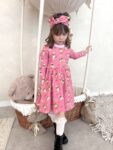 Sukienka dla dziewczynki ZOSIA- PIESKI róż
