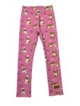 Legginsy dziecięce PIESKI róż