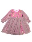 Sukienka dla dziewczynki JAGNA - PIESKI róż