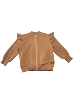 Bluza dziecięca rozpinana MOKKA falbanki