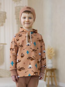 Bluza dziecięca z kapturem GEPARD