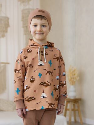 Bluza dziecięca z kapturem GEPARD