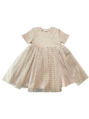 Sukienka dla dziewczynki JAGNA - MILKY tiul SERCA