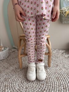 Legginsy dziecięce PRĄŻEK ROSE