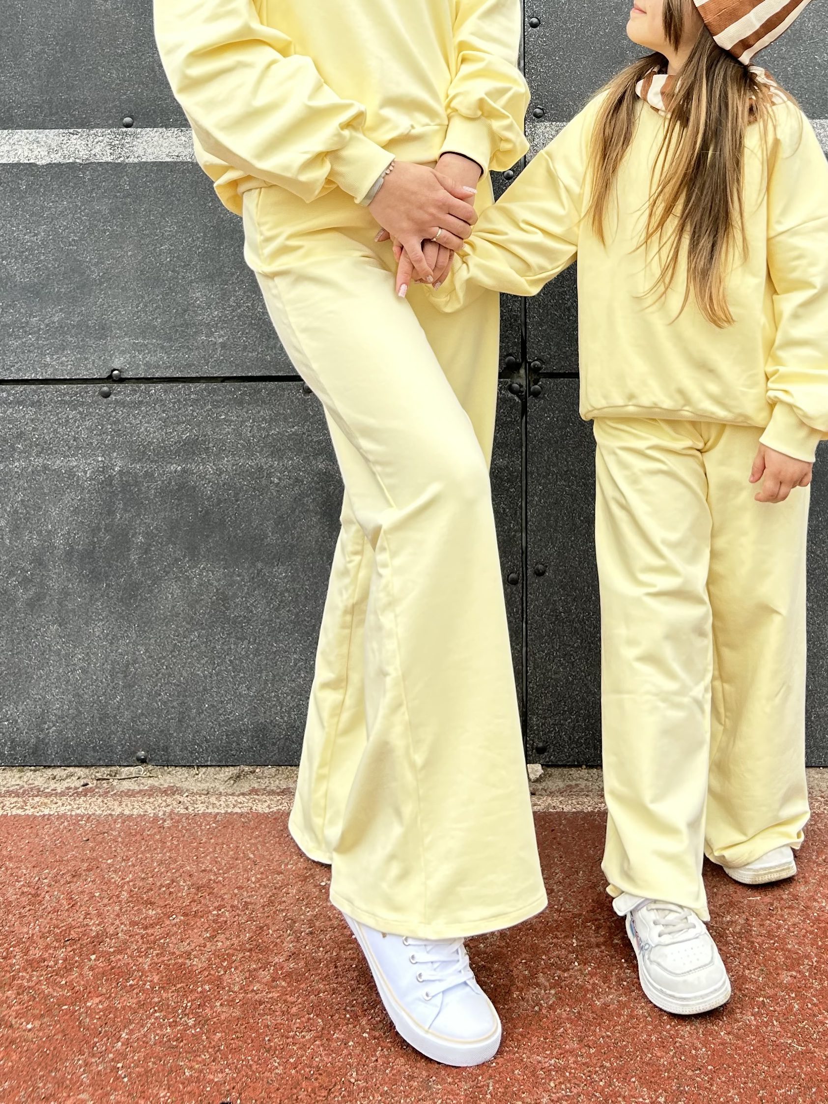 Spodnie szerokie DAMSKIE MASEŁKO