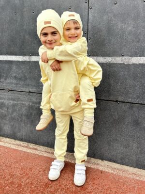 Dres DZIECIĘCY bluza KAPTUR ze spodniami MATCHY MASEŁKO